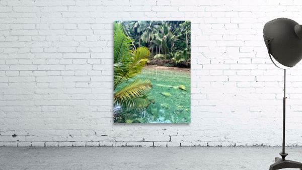 Blue Water in the Jungle Wall Preview