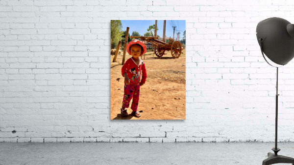 Little Girl on the Farm Wall Preview