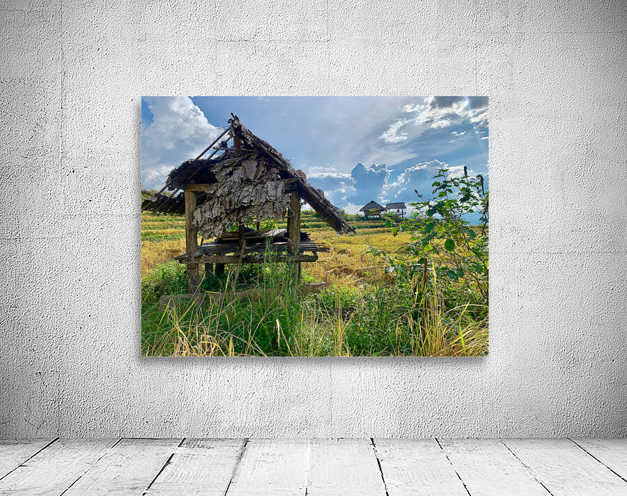 Shacks in the Rice Fields Wall Preview