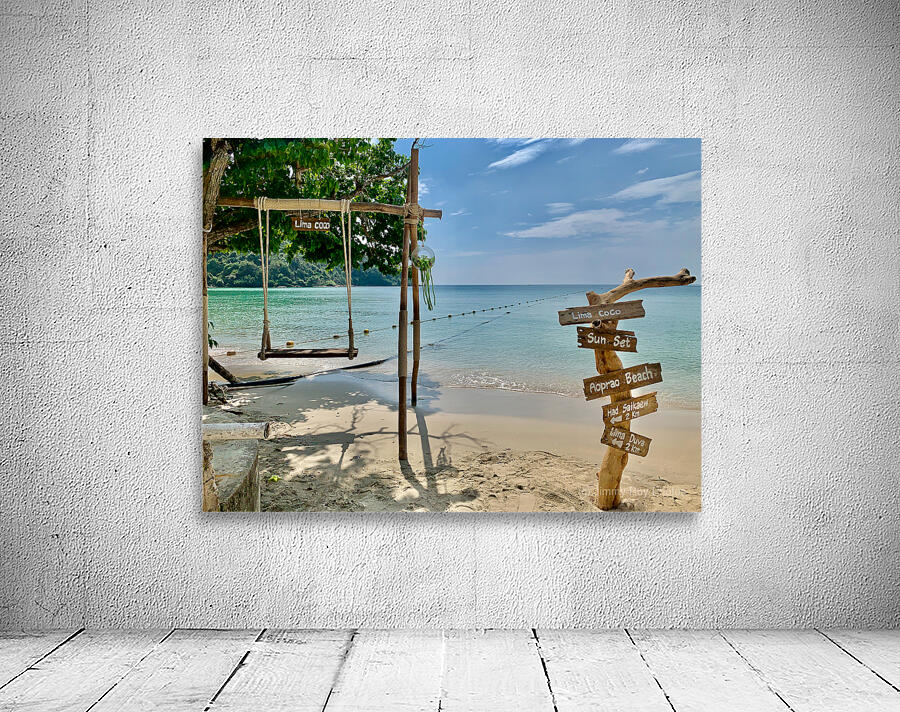 Swing on the Beach Wall Preview