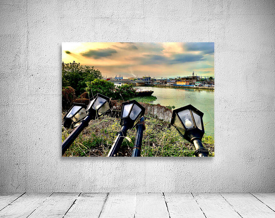 Falling Lamp posts  for the Sunset Wall Preview