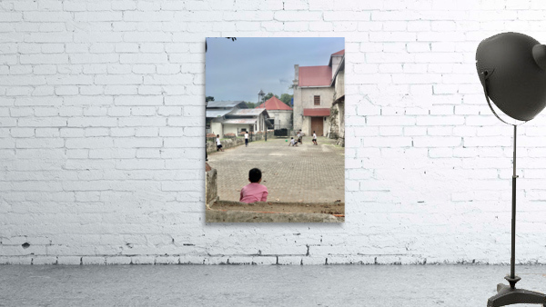 Kids Playing Soccer-Football Wall Preview