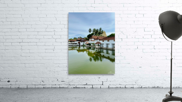 Reflections in Front of Sree Padmanabhaswamy Temple Wall Preview