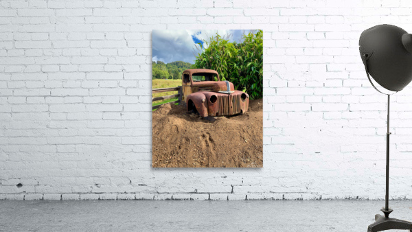 Old Truck Frame Wall Preview