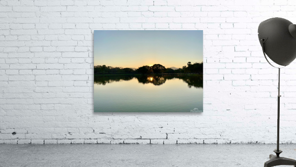 Sunset Hiding Reflection Wall Preview