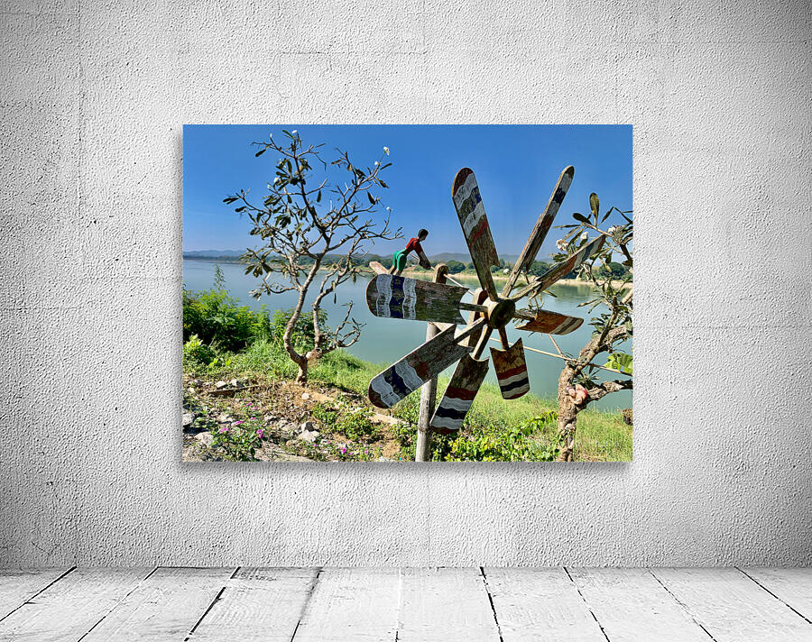 Fan by the Mekong River Wall Preview