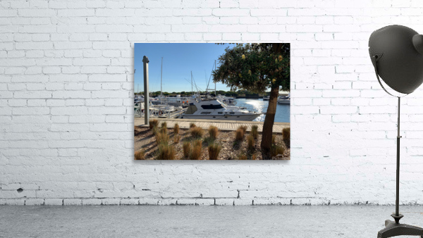 Boats at the Marina Wall Preview