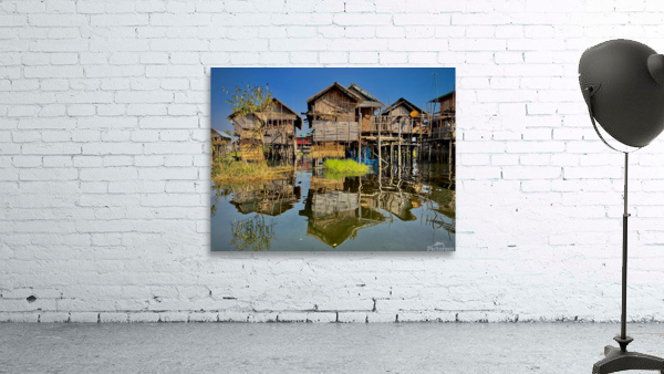 Inle Lake Reflections Wall Preview