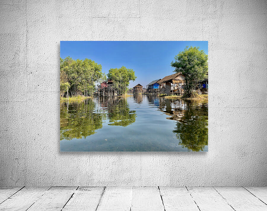 Inle Lake Reflections 3 Wall Preview