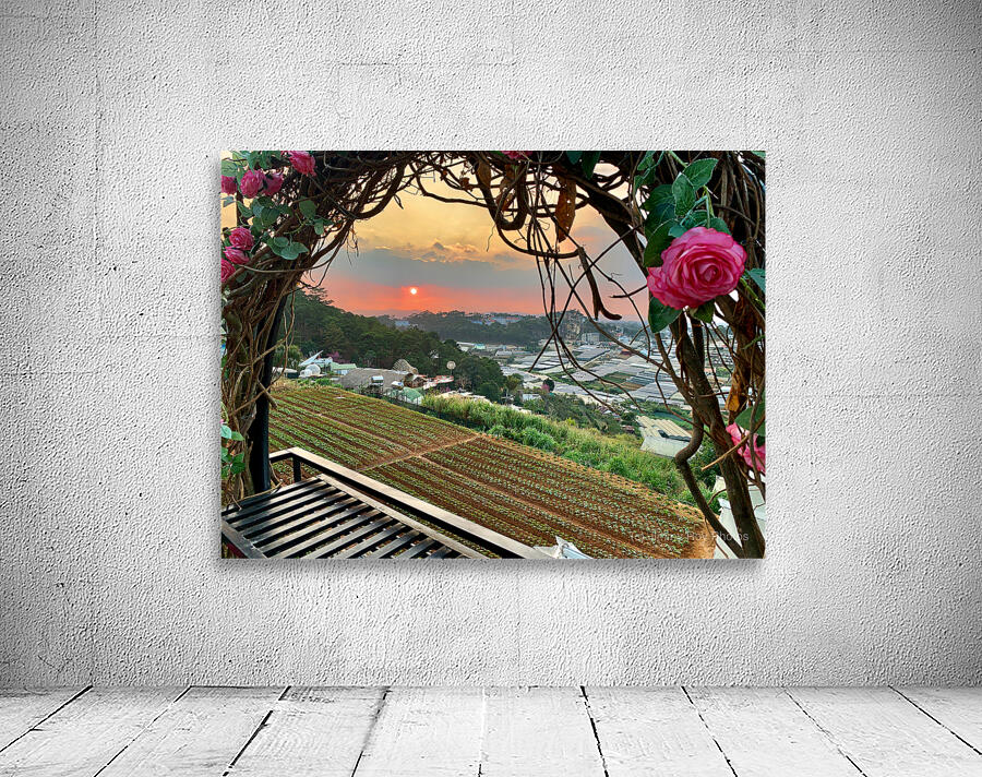 Ring of Roses for Sunset Wall Preview