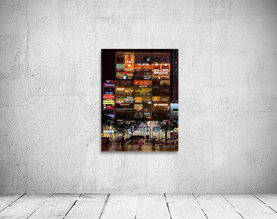 The Cafe Apartments Ho Chi Minh at Night Wall Preview