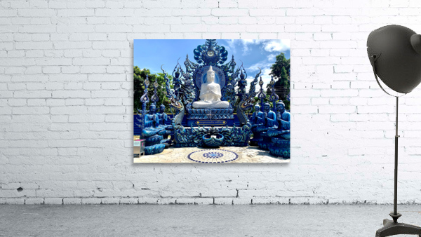 Wat Rong Suea Ten Blue Temple 1 Wall Preview