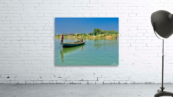 Standing in Front of the Boat Wall Preview