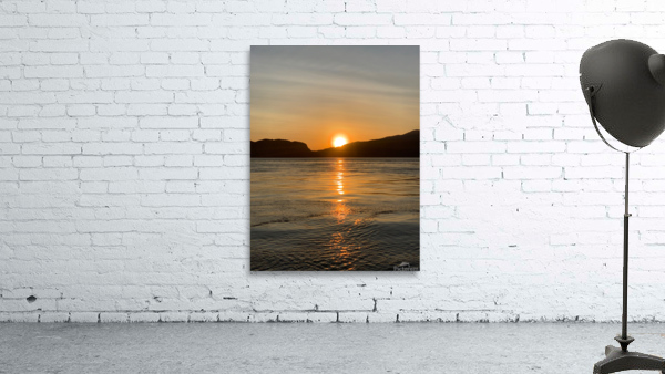 Checkmark Mountain Sunset Wall Preview