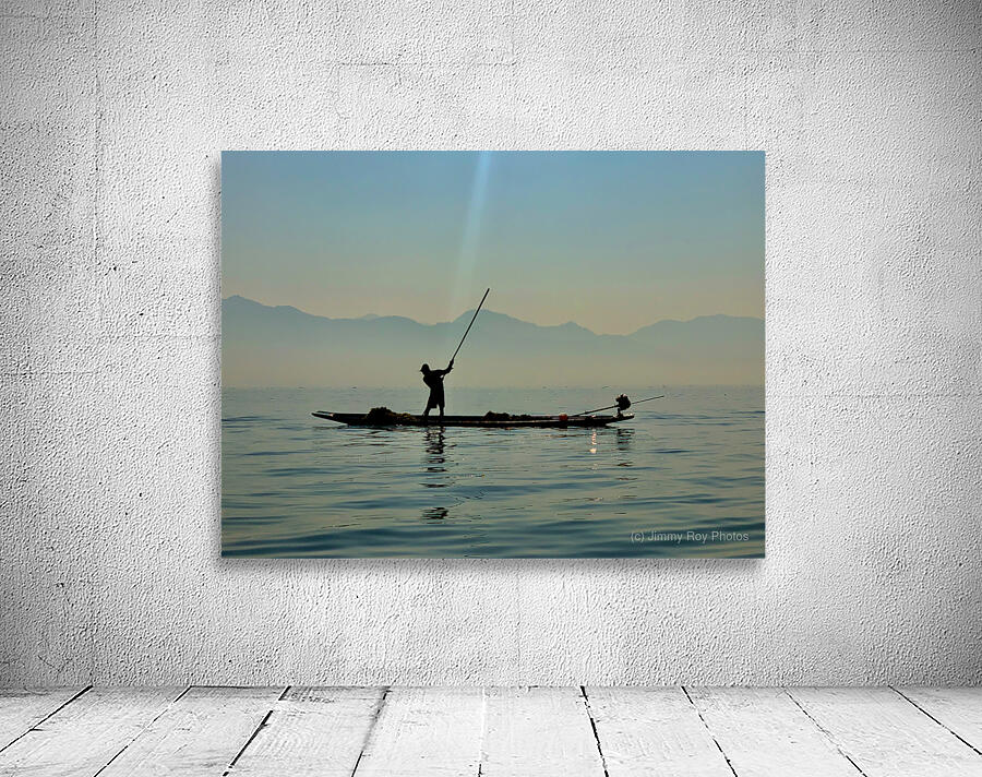 Inle Lake Fisherman 2 in Myanmar Wall Preview