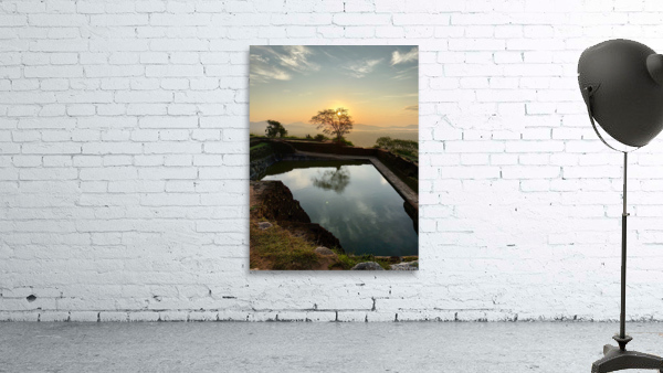 Sunrise on Top of Sigiriya Sri Lanka 4 Wall Preview