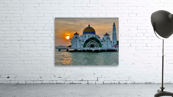 Masjit Selat Mosque Melaka 2 Wall Preview