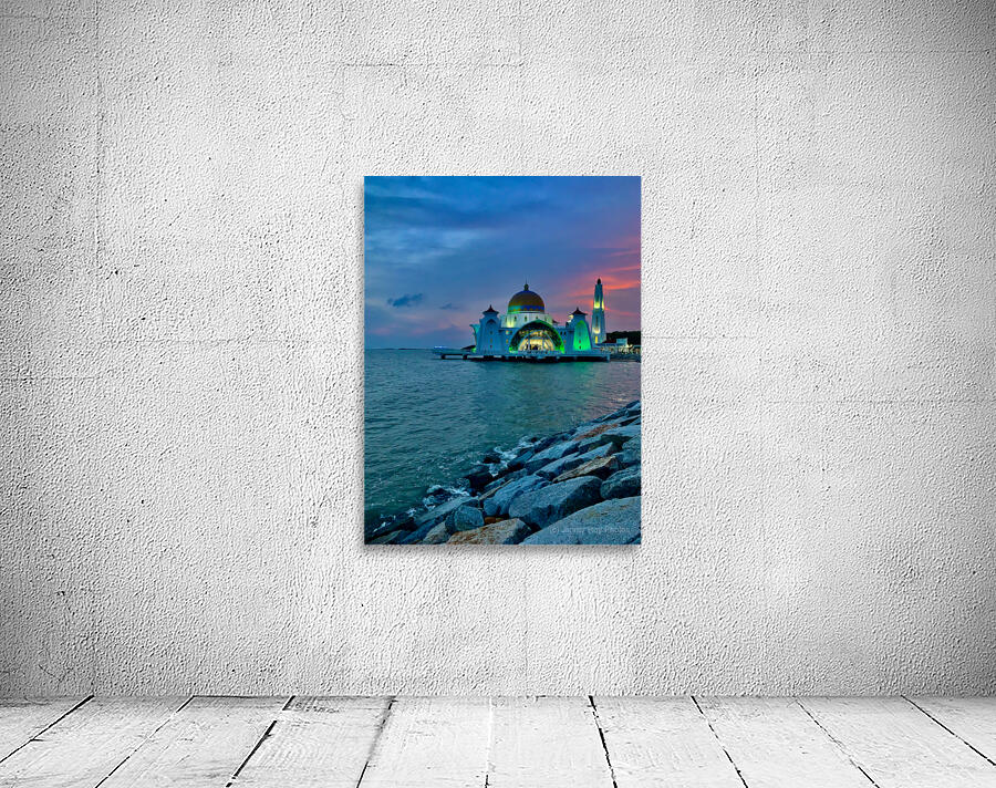 Masjid Selat Mosque in Melaka 3 Wall Preview