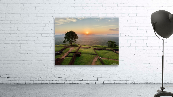 Sunrise on Top of Sigiriya Sri Lanka 6 Wall Preview