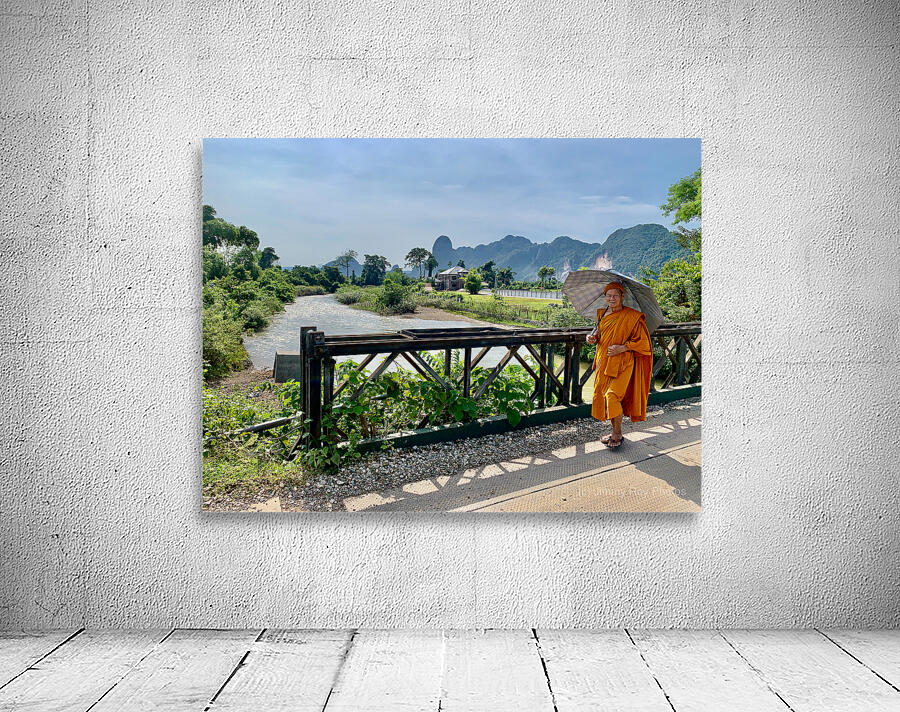 Monk Taking a Walk Wall Preview