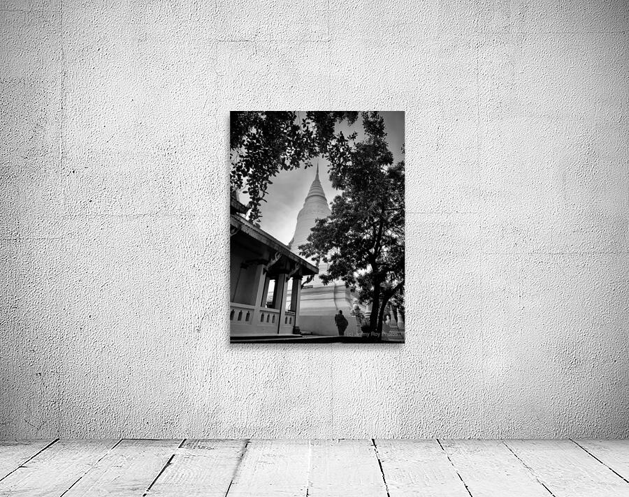 BW Monk  Stupa Wall Preview