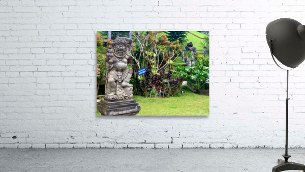 Indonesian Statue in the Garden Wall Preview