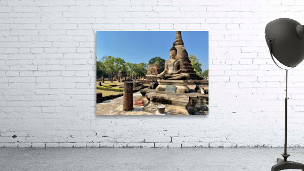 Wat Mahathat Temple Old Sukhothai Thailand 4 Wall Preview