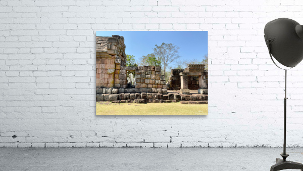 Temple Ruins in Nature Wall Preview