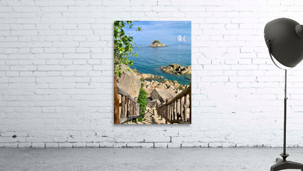 Sharks Island down the Stairs Koh Tao Thailand Wall Preview