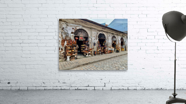 Shops in Vigan Philippines Wall Preview