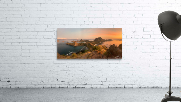 Sunrise on Padar Island Indonesia 3 Wall Preview