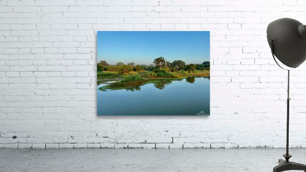 Beatiful Reflection Over Calm Water Wall Preview