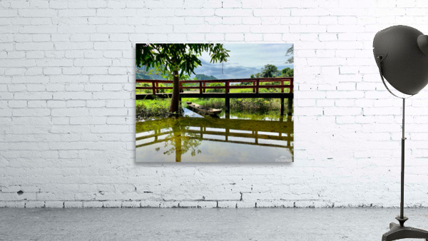 Little Bridge Reflections Wall Preview