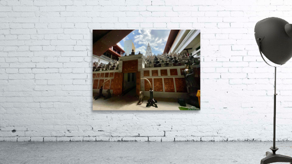 Gangaramaya Temple in Colombo Sri Lanka 2 Wall Preview