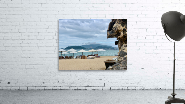 Long Chairs on the Beach Wall Preview