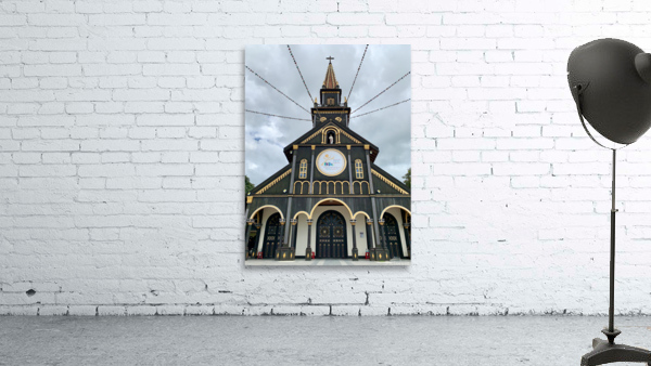Saint Marys Black Wooden Cathedral of Kon Tum 2. Wall Preview