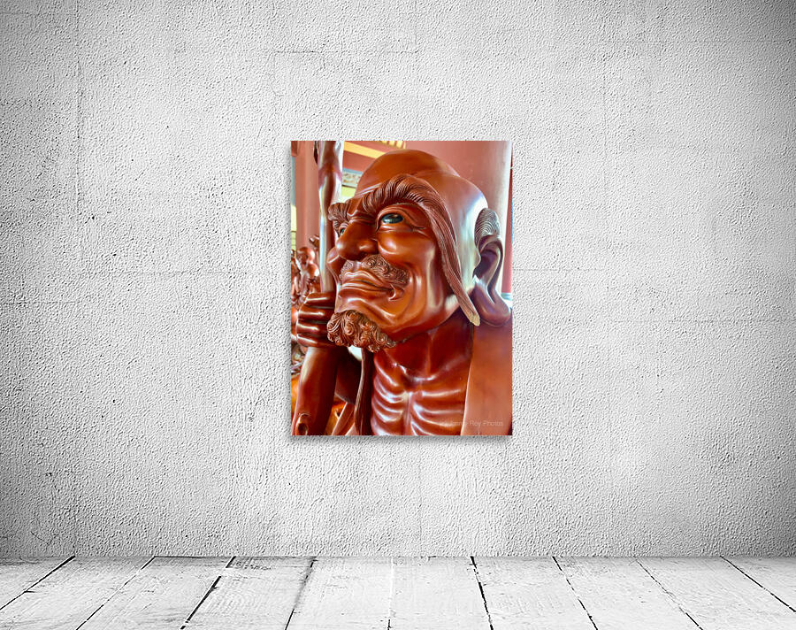 Red Statue Wall Preview