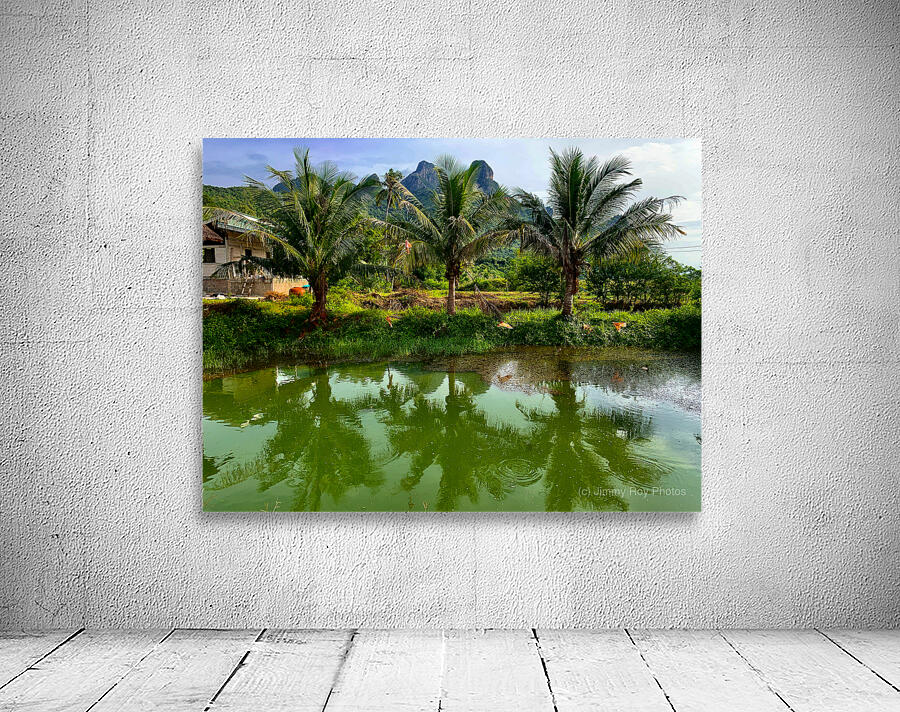 Palm Tree Trio Reflections Wall Preview