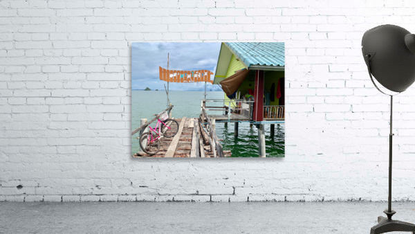 House in Koh Panyee Floating Village Thailand Wall Preview