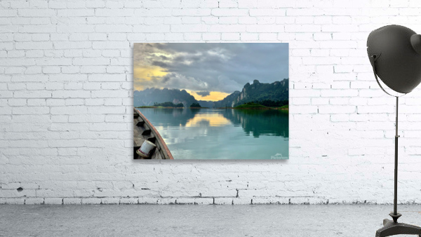 Reflections on the Lake in Khao Sok Thailand 1 Wall Preview