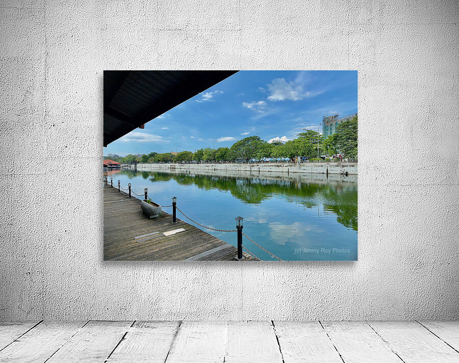 Pettah Floating Market Reflections Colombo Sri Lanka Wall Preview