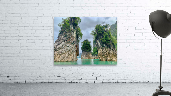 The 3 Rocks on Khao Sok Lake Wall Preview