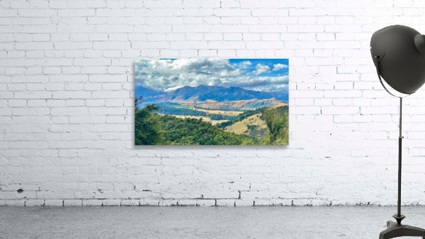 View From Mount Iron New Zealand Wall Preview