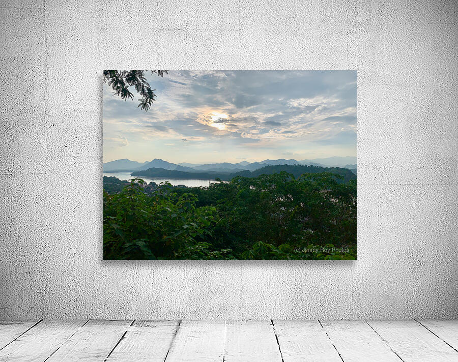 Sunset in Luang Prabang Laos Wall Preview