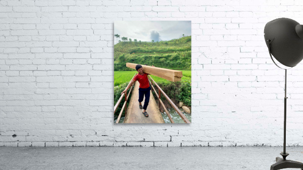 Carry the Log with a Smile Wall Preview