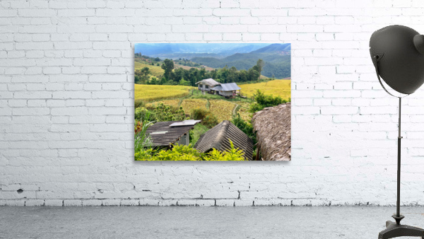 Village in the Rice Fields 2 Wall Preview