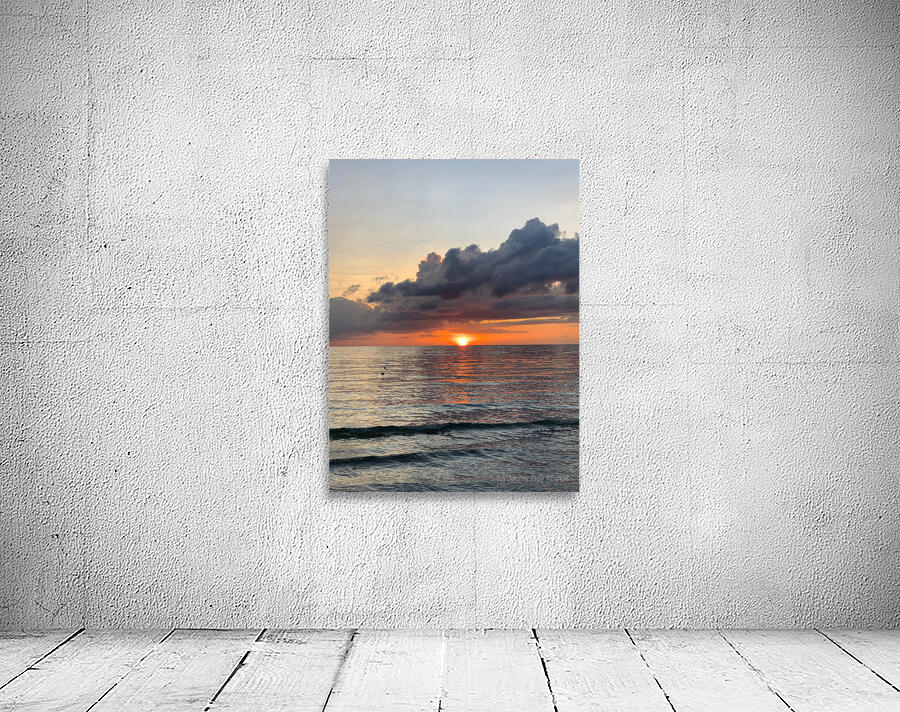 Sweet Orange Sunset Wall Preview