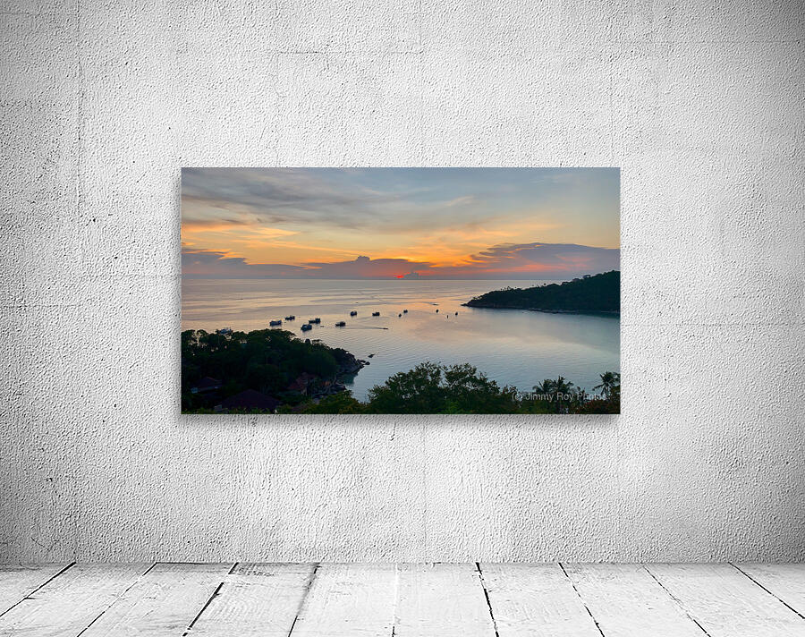 Sunset in Chalok Bay Koh Tao Thailand Wall Preview
