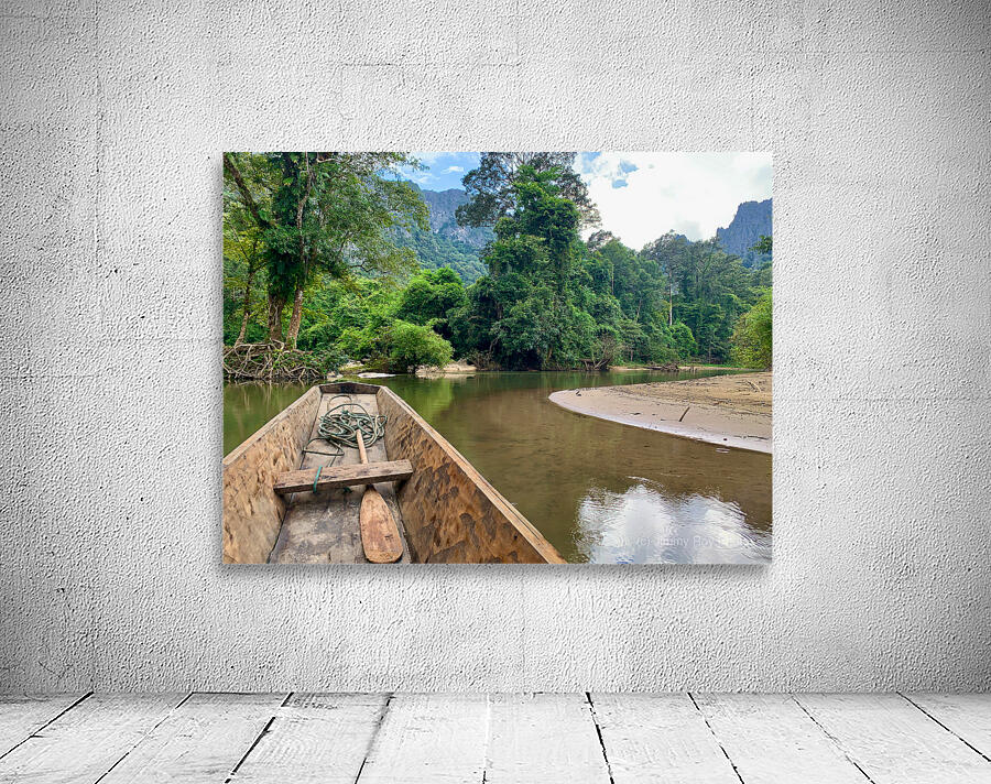 Boat Trip in Laos Wall Preview