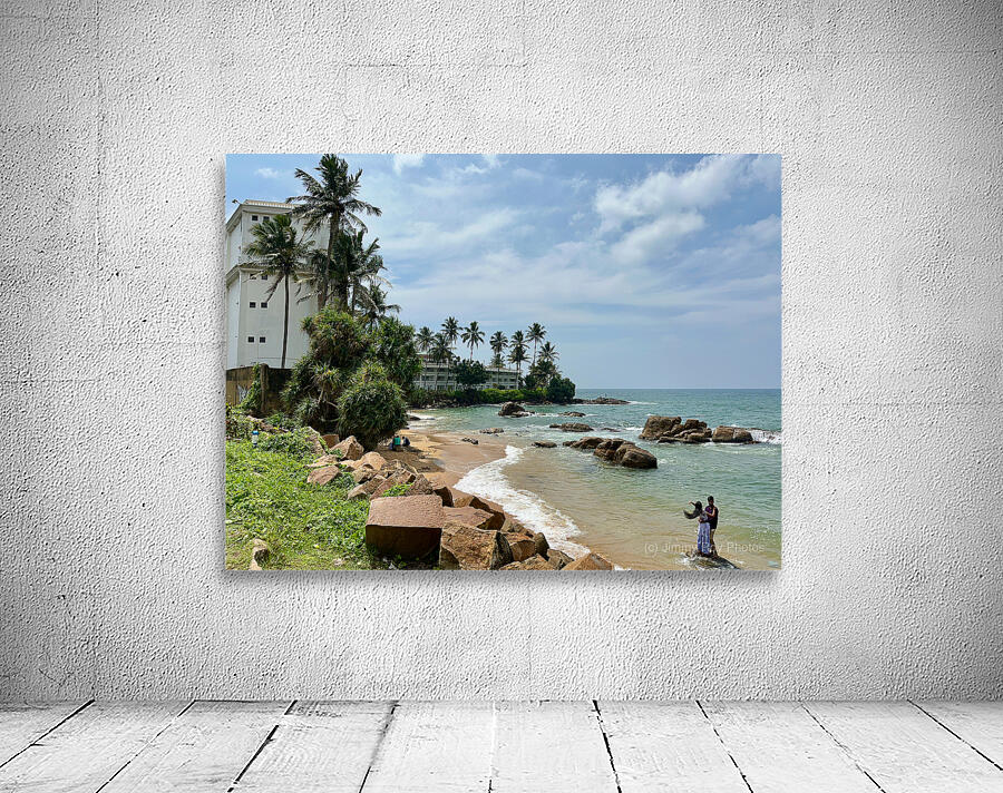 Railroad by the Ocean 2 Wall Preview